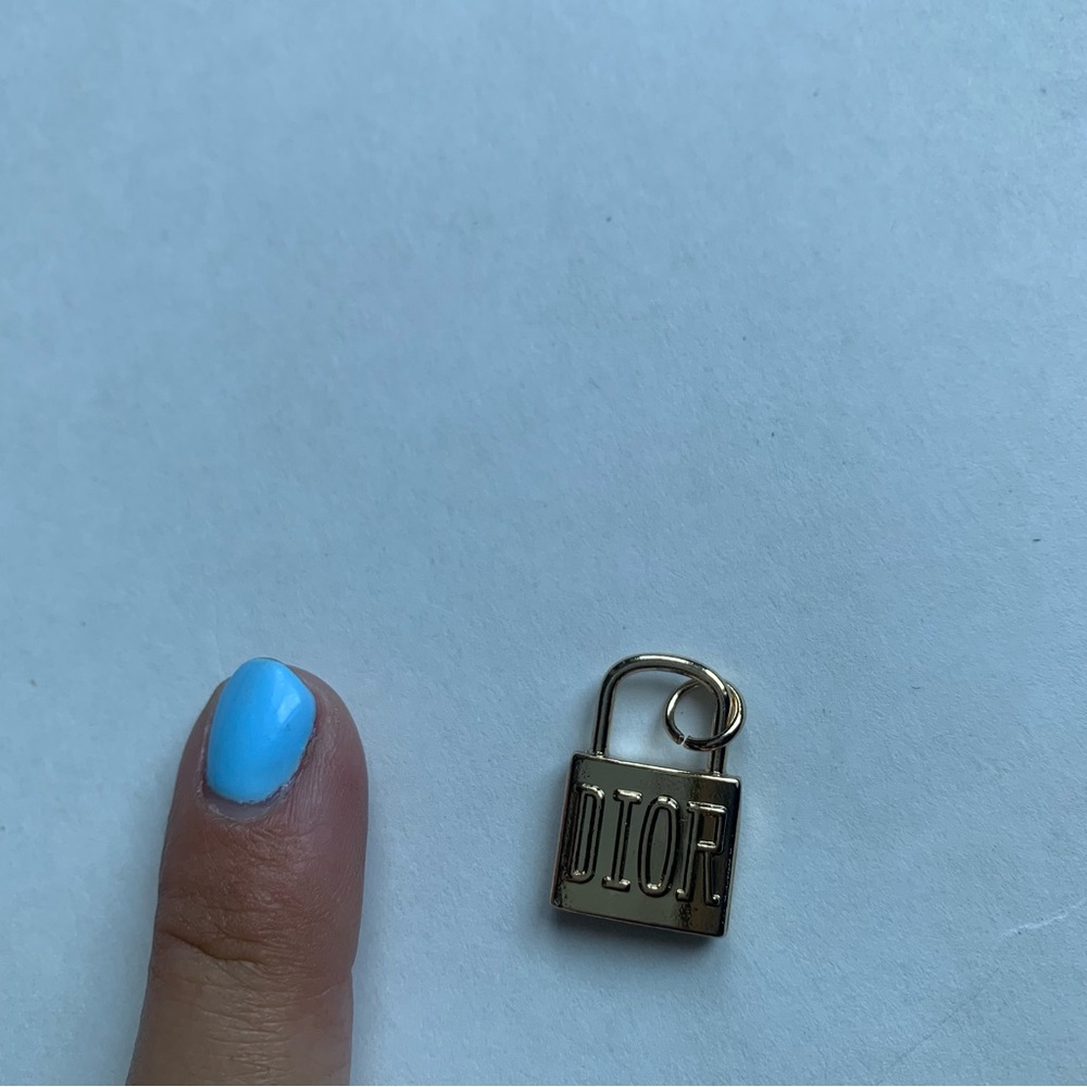 Dior Lock Zipper Pull